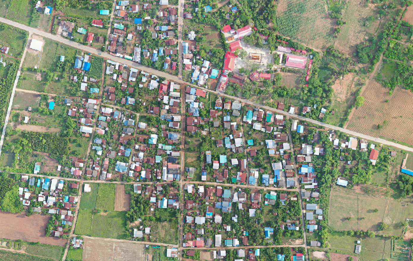 ภาพการใช้โดรนบินสำรวจในโครงการของ อบจ. C